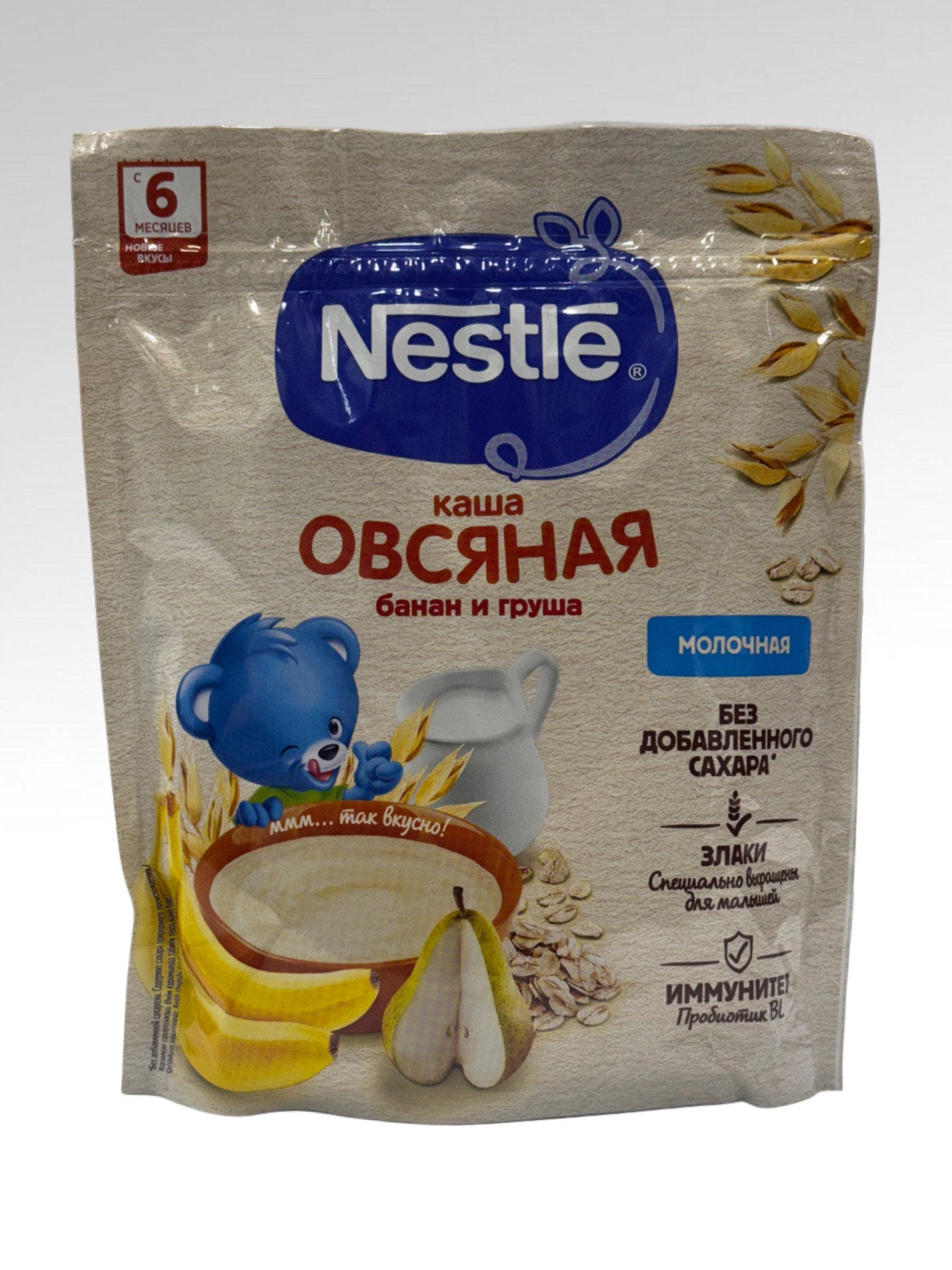 kasha NESTLE ovsiyanaya 6+banan nok 200gr