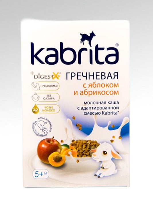 kasha KABRITA  grechnevaya 5+ yablikom abrikos 180gr