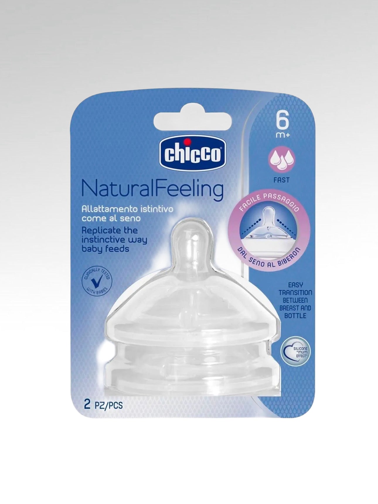 zapas CHICCO natural 2 sht