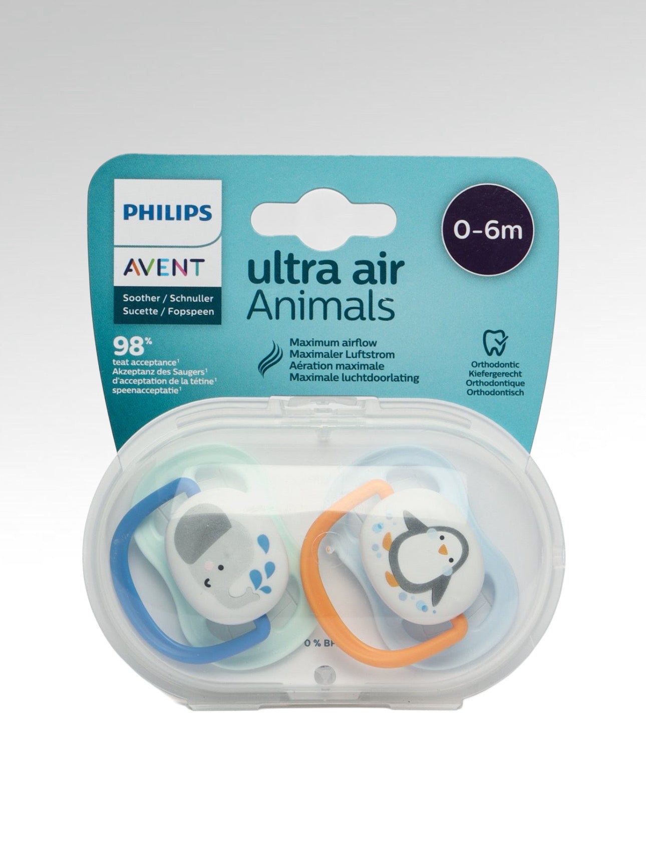 soska PHILIPS AVENT ultra air 0-6 2 sht