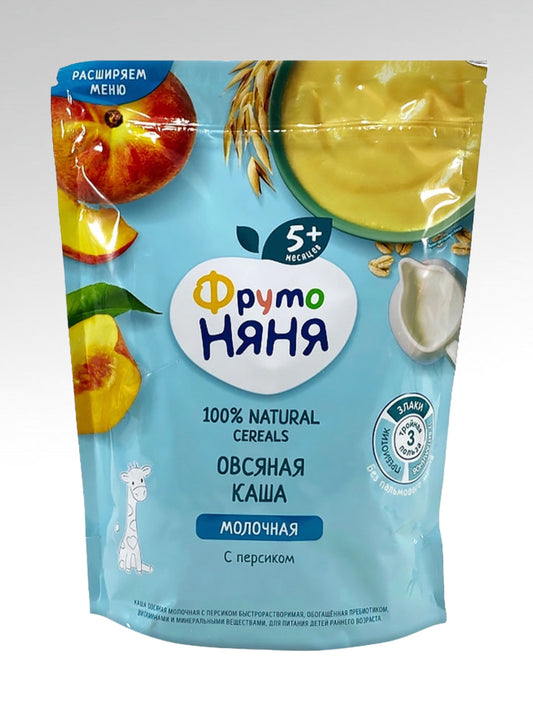 kasha FRUTO NYANYA osyanya s persikom 5+ 200gr