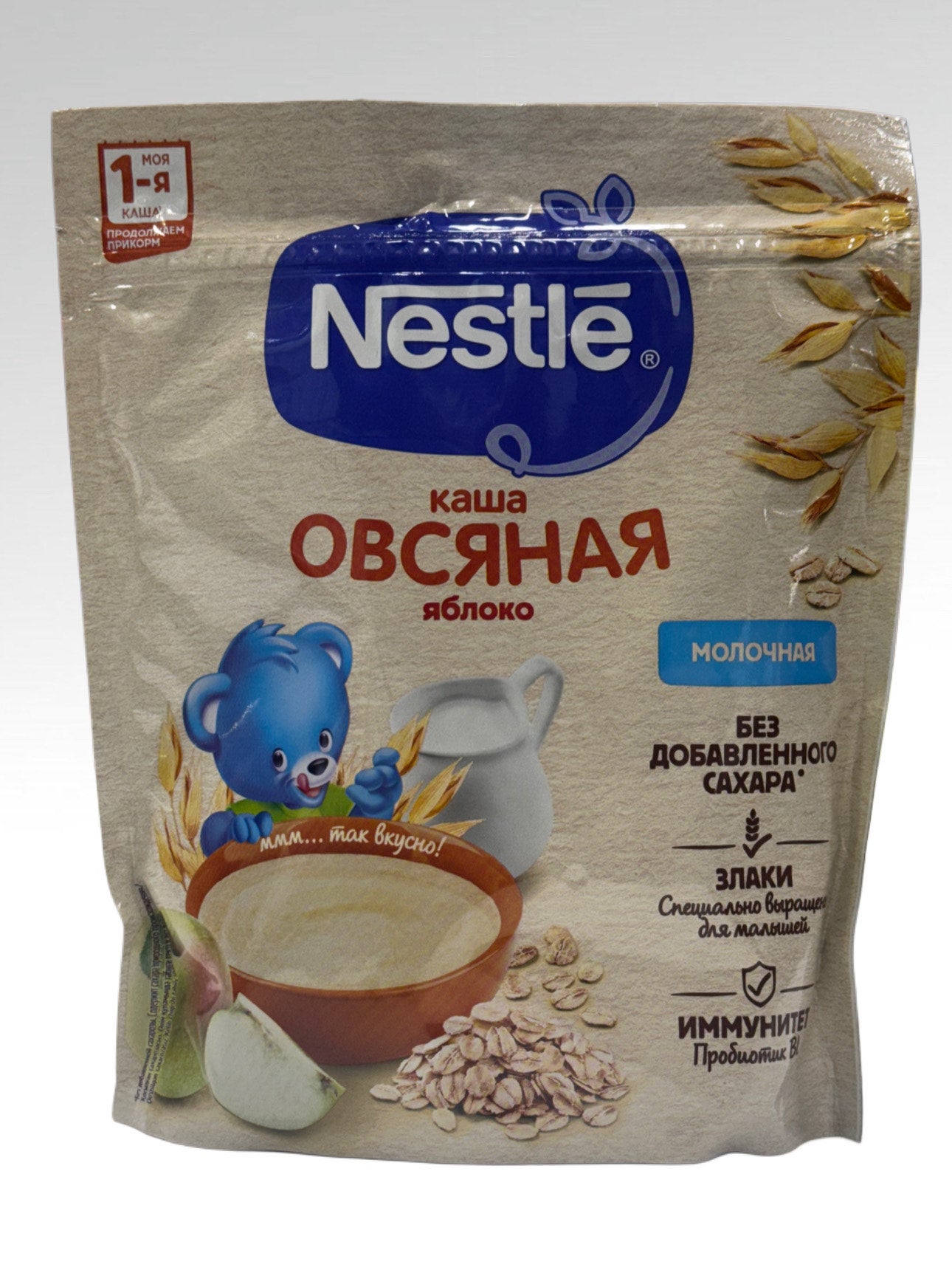 kasha NESTLE ovsyanaya 4+ olma 200gr