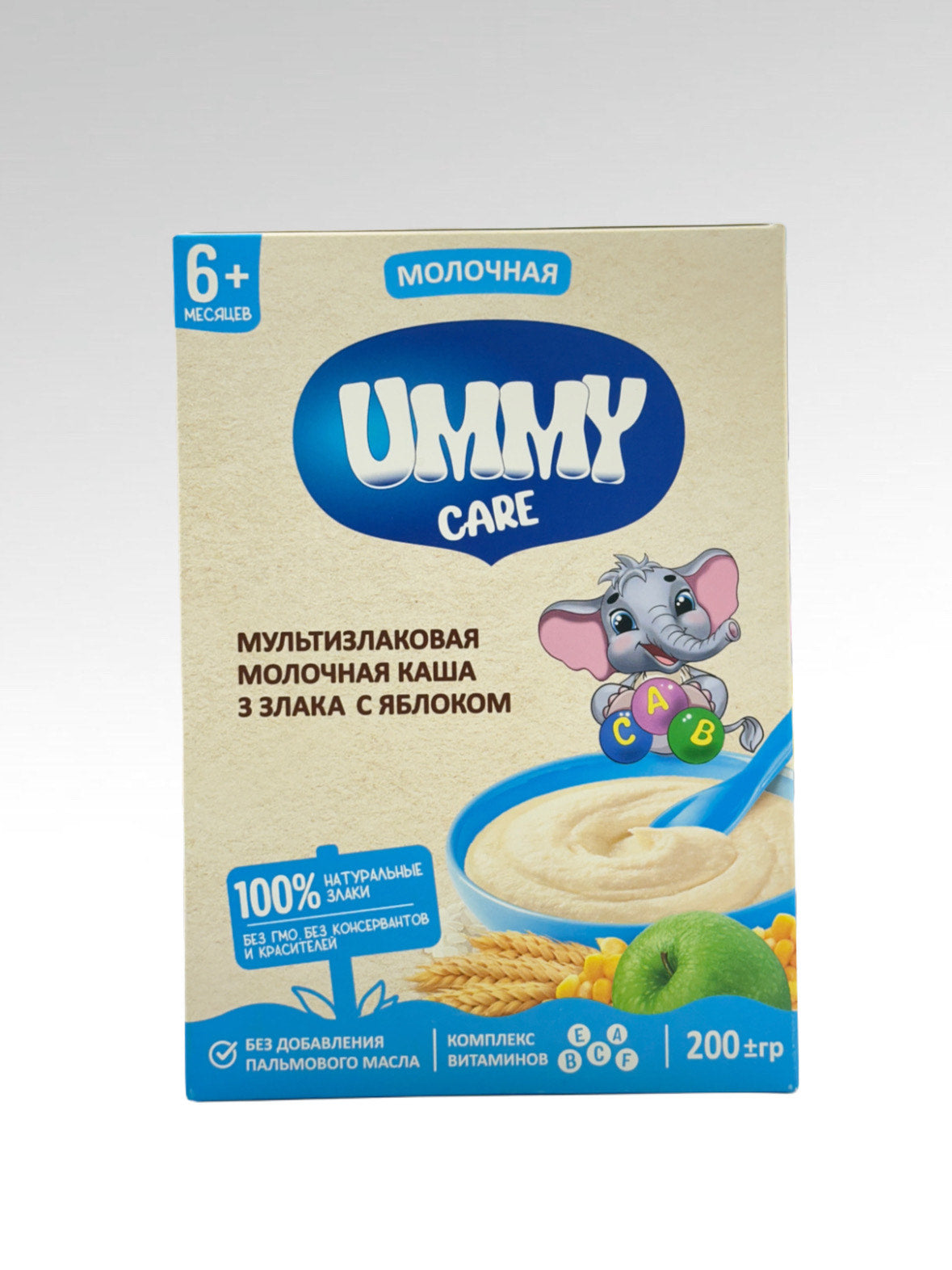 kasha UMMY multizlakovaya 6+ yablokom 200gr