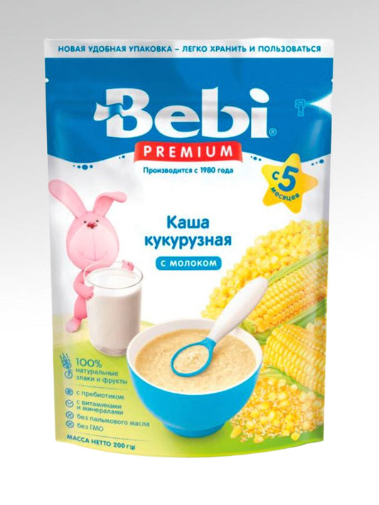 kasha BEBI 5+ kukuruznaya 200gr