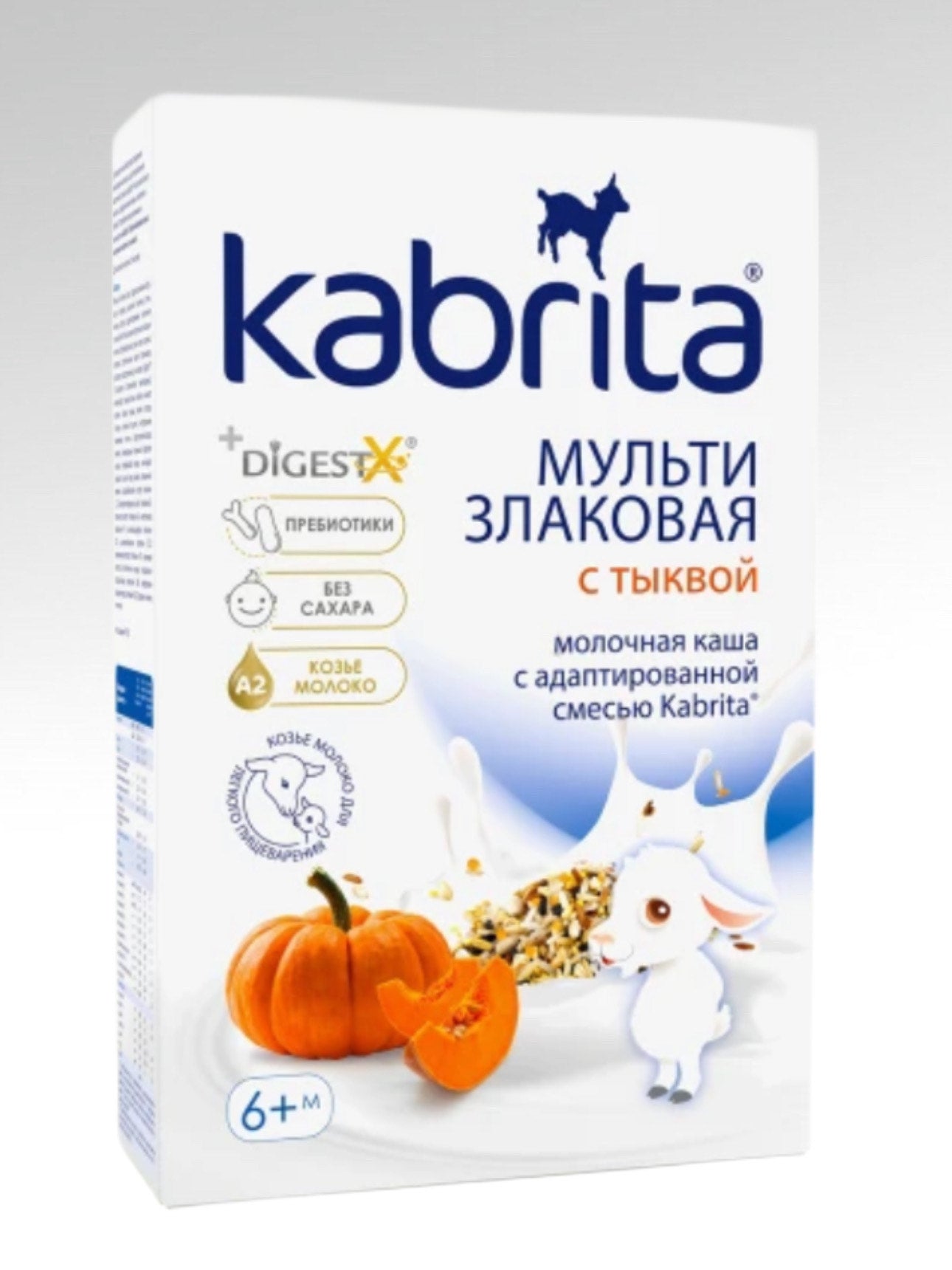 kasha KABRITA multizlakovaya 6+ tikva 180gr